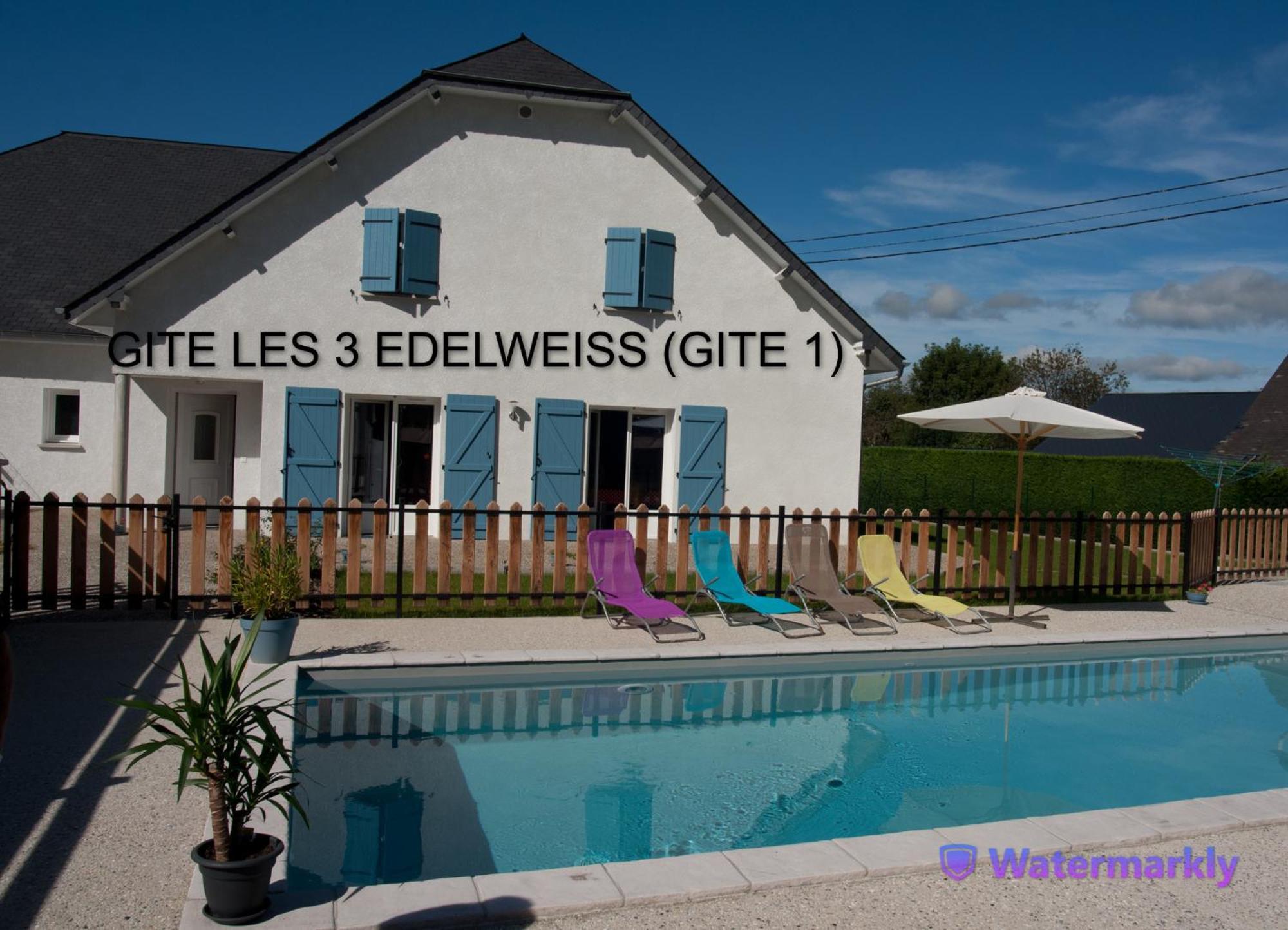 Les 3 Edelweiss - Gite 1 Ou Gite 2 Arette Kültér fotó